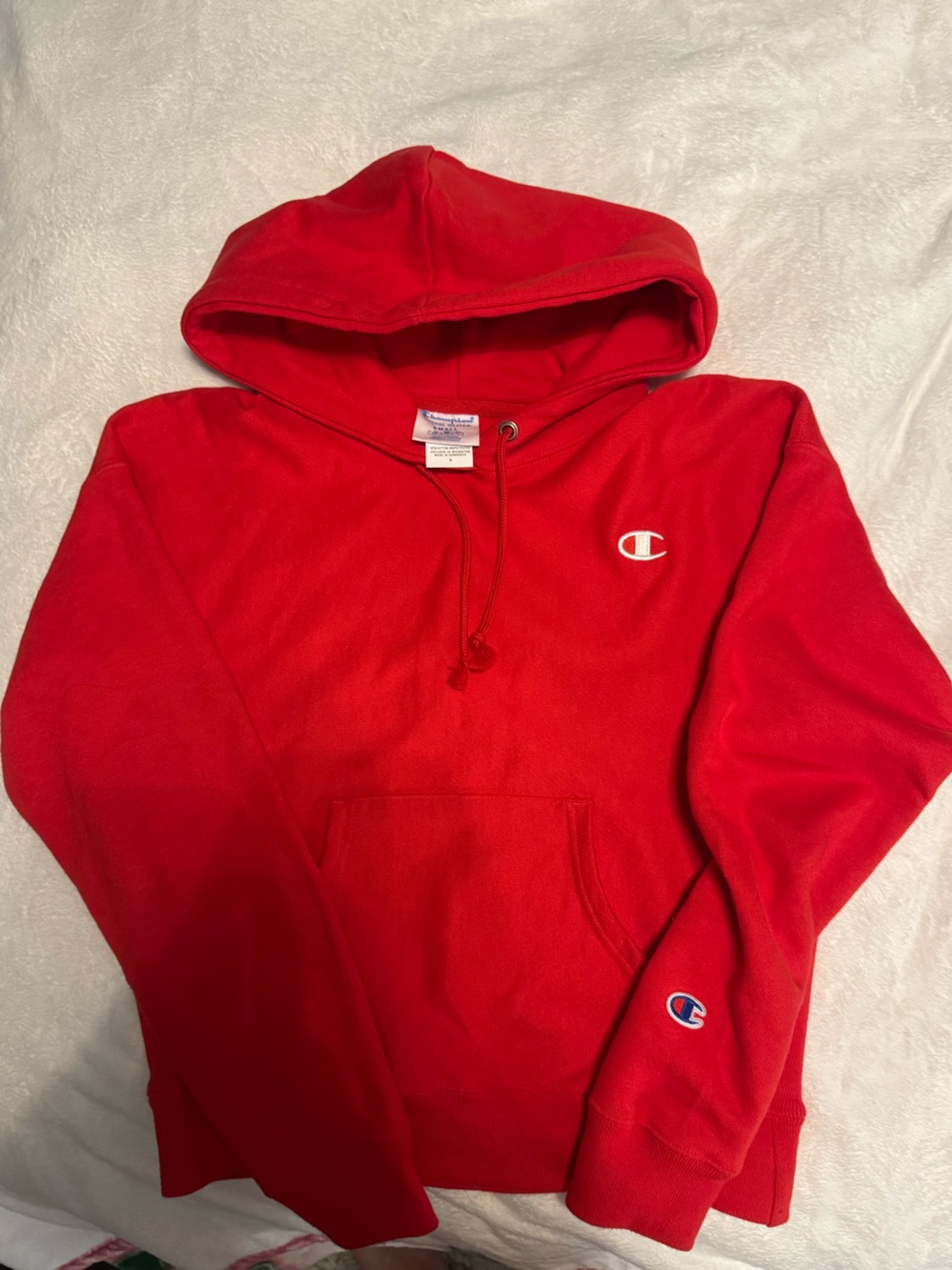 Champion Red Women’s Pullover Hoodie